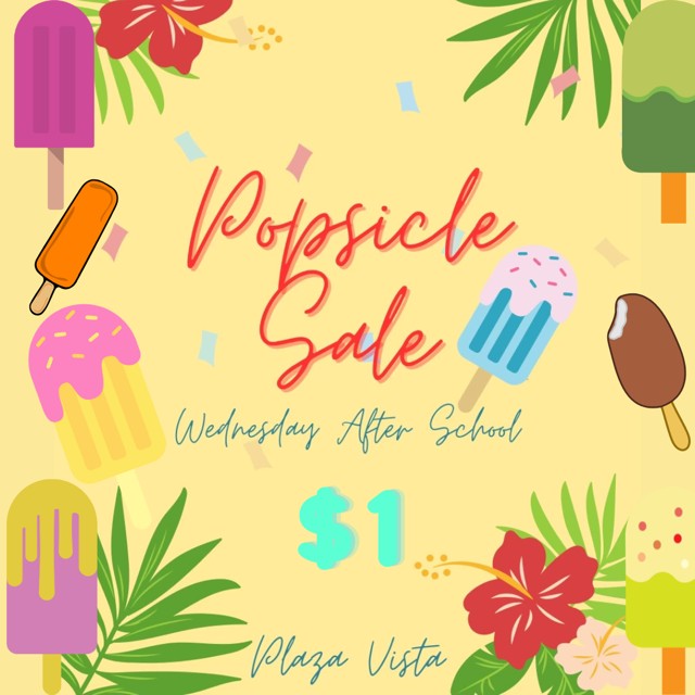 Weekly Popsicle Sale